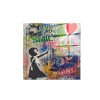 Elegant Decorative Tempered Glass Painting, 50 x 50 cm | 100% Tempered Glass, 4 mm Thick | Perfect for Modern Home Decor & Art Display