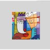 Elegant Decorative Tempered Glass Painting, 70 x 70 cm | 100% Tempered Glass, 4 mm Thick | Perfect for Modern Home Decor & Art Display