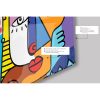 Elegant Decorative Tempered Glass Painting, 70 x 70 cm | 100% Tempered Glass, 4 mm Thick | Perfect for Modern Home Decor & Art Display