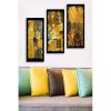 Elegant Decorative MDF Painting Set (3 Pieces), 20 x 50 cm Each | 100% MDF, 3 mm Thick | Perfect for Home Decor, Living Room & Office Spaces