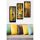 Elegant Decorative MDF Painting Set (3 Pieces), 20 x 50 cm Each | 100% MDF, 3 mm Thick | Perfect for Home Decor, Living Room & Office Spaces
