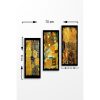 Elegant Decorative MDF Painting Set (3 Pieces), 20 x 50 cm Each | 100% MDF, 3 mm Thick | Perfect for Home Decor, Living Room & Office Spaces