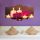 Elegant Decorative MDF Paintings (5 Pieces), 100% MDF, 3 mm Thick | Sizes: 20x60 cm, 20x50 cm, 20x40 cm | Total Size: 110x60 cm | Perfect for Home Decor