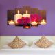 Elegant Decorative MDF Paintings (5 Pieces), 100% MDF, 3 mm Thick | Sizes: 20x60 cm, 20x50 cm, 20x40 cm | Total Size: 110x60 cm | Perfect for Home Decor