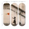 Elegant Decorative MDF Painting Set (3 Pieces), UV Printed, 20 x 70 cm Each | 100% MDF, 8 mm Thick | Perfect for Modern Home Decor & Art Display