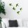 Handmade Decorative Metal Wall Accessory Set (5 Pieces) in Green, 19 x 18 cm to 19 x 11 cm | 100% MDF/MOSS, 6 mm Thick | Unique Wall Art for Home Decor