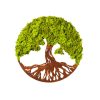 Handmade Decorative Wall Accessory, Green, 44 x 1 x 44 cm | 100% MDF/MOSS, 6 mm Thickness | Unique Color Variations for Stylish Home Decor