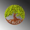 Handmade Decorative Wall Accessory, Green, 44 x 1 x 44 cm | 100% MDF/MOSS, 6 mm Thickness | Unique Color Variations for Stylish Home Decor
