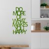 Handmade Decorative Metal Wall Accessory, Green, 41 x 70 cm | 100% MDF/MOSS, 6 mm Thick | Unique Design, Perfect for Home Decor & Accent Walls