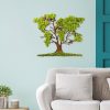 Handmade Decorative Wall Accessory, Green & Brown, 71 x 1 x 59 cm | 100% MDF/MOSS, 6 mm Thick | Unique Design with Natural Variations for Home Decor
