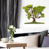 Handmade Decorative Wall Accessory, Green & Brown, 71 x 1 x 59 cm | 100% MDF/MOSS, 6 mm Thick | Unique Design with Natural Variations for Home Decor