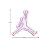 Flexible Pink LED Neon Strip Lights, 375 cm, IP67 Waterproof, DC 12V, PVC Foam Template, Type C Plug, 20.16W, Perfect for Home Decor & Parties