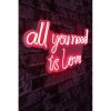 Flexible Red Neon LED Lighting Strip, 32x60 cm, IP67 Waterproof, DC 12V, PVC Foam Template, Type C Plug, 30.24W, Perfect for Home Decor & Events