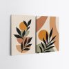 Elegant Decorative Canvas Paintings (2 Pieces), 50 x 70 cm, 100% Canvas & Wooden Frame | Perfect for Home Decor & Modern Aesthetics