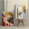 Elegant Decorative Canvas Paintings (2 Pieces), 50 x 70 cm, 100% Canvas & Wooden Frame | Perfect for Home Decor & Modern Aesthetics