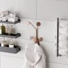 Stylish Metal Wall Hook, Copper Finish, 24 x 16 cm, Height: 40 cm | Durable Ø9 mm Thickness, Max Load 10 kg | Perfect for Home & Office Organization