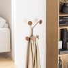 Stylish Metal Wall Hook, Copper Finish, 24 x 16 cm, Height: 40 cm | Durable Ø9 mm Thickness, Max Load 10 kg | Perfect for Home & Office Organization