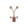 Stylish Metal Wall Hook, Copper Finish, 24 x 16 cm, Height: 40 cm | Durable Ø9 mm Thickness, Max Load 10 kg | Perfect for Home & Office Organization