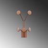 Stylish Metal Wall Hook, Copper Finish, 24 x 16 cm, Height: 40 cm | Durable Ø9 mm Thickness, Max Load 10 kg | Perfect for Home & Office Organization