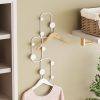 Sturdy Metal Wall Hook, White, 28 x 5 cm, Height: 70 cm | Ø9 mm Thickness, 10 kg Capacity | Ideal for Home Organization & Decor