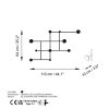 Durable Metal Wall Hook, Black, 112 x 64 x 10 cm | 100% Metal, 10 mm Thickness | Supports Up to 10 kg | Ideal for Home & Office Organization