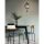 Elegant Black Decorative Metal Wall Clock, 24 x 19 cm (42 cm with Pendulum) | 100% Steel, Silent Sweep Movement | Perfect for Home & Office Decor