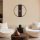 Elegant Black Decorative Metal Wall Clock, 62 x 62 cm | 95% Steel, 5% MDF | Silent Sweep Movement | Perfect for Modern Home Decor