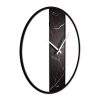 Elegant Black Decorative Metal Wall Clock, 62 x 62 cm | 95% Steel, 5% MDF | Silent Sweep Movement | Perfect for Modern Home Decor