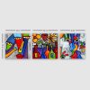 Elegant Decorative Canvas Painting Set (3 Pieces), 100% Canvas, Wooden Frame (3 cm Thick), 30 x 90 cm Total Size | Perfect for Home Decor & Art Lovers