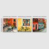 Elegant Decorative Canvas Painting Set (3 Pieces), 100% Canvas, Wooden Frame (3 cm Thick), 30 x 90 cm Total Size | Perfect for Home Decor & Art Lovers