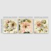 Stunning Decorative Canvas Painting Set (3 Pieces), 30 x 90 cm | 100% Canvas, 100% Wooden Frame (3 cm Thick) | Perfect for Home Decor & Art Lovers