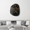 Elegant Decorative Tempered Glass Painting (50 x 65 cm), 100% Tempered Glass, 4 mm Thick | UV Printing | Perfect for Home Decor & Art Lovers, AMO-1021