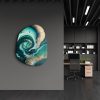 Elegant Decorative Tempered Glass Painting (50 x 65 cm), 100% Tempered Glass, 4 mm Thick | UV Printing | Perfect for Home Decor & Art Lovers