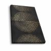 Elegant Decorative Canvas Painting, 45 x 70 cm | 100% Canvas (2.8 mm) & Pine Wood Frame (22 mm) | Gold, White & Black Colors for Stylish Home Decor