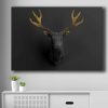 Elegant Decorative Canvas Painting, Gold & Black, 70 x 100 cm | 100% Canvas (2.8 mm) & Pine Wood Frame (22 mm) | Perfect for Modern Home Decor