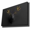 Elegant Decorative Canvas Painting, Gold & Black, 70 x 100 cm | 100% Canvas (2.8 mm) & Pine Wood Frame (22 mm) | Perfect for Modern Home Decor