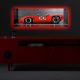 Stunning LED Lighted Canvas Painting, 30 x 90 cm, 100% Suede Canvas, Wooden Frame (3 cm) | Battery-Powered, On/Off Switch | Perfect for Home Decor
