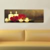 Decorative LED Lighted Canvas Painting, 30 x 90 cm, 100% Suede Canvas, Wooden Frame (3 cm), Battery-Powered with On/Off Switch, Perfect for Home Decor
