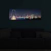 Decorative LED Lighted Canvas Painting, 30 x 90 cm, 100% Suede Canvas, Wooden Frame (3 cm), Battery-Powered with On/Off Switch, Perfect for Home Decor