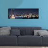 Decorative LED Lighted Canvas Painting, 30 x 90 cm, 100% Suede Canvas, Wooden Frame (3 cm), Battery-Powered with On/Off Switch, Perfect for Home Decor