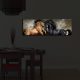 Decorative LED Lighted Canvas Painting, 30 x 90 cm, 100% Suede Canvas, Wooden Frame (3 cm), Battery-Powered with On/Off Switch, Perfect for Home Decor