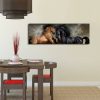 Decorative LED Lighted Canvas Painting, 30 x 90 cm, 100% Suede Canvas, Wooden Frame (3 cm), Battery-Powered with On/Off Switch, Perfect for Home Decor