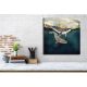 Elegant Decorative Canvas Painting, 45 x 45 cm, 50% Cotton/50% Polyester, Digital Print on Canvas, Sturdy 2 x 3 cm Wooden Frame | Perfect for Home Decor
