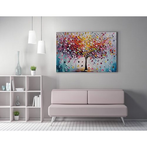Stunning Decorative Canvas Painting, 50 x 70 cm, 50% Cotton/50% Polyester, Digital Print, Wooden Frame 2 x 3 cm | Perfect for Home Decor & Art Lovers