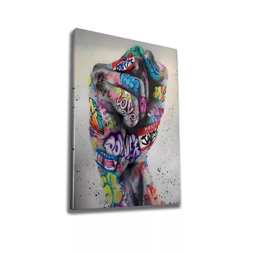 Stunning Decorative Canvas Painting, 50 x 70 cm, 50% Cotton/50% Polyester, Digital Print, Wooden Frame 2 x 3 cm | Perfect for Home Decor & Art Lovers