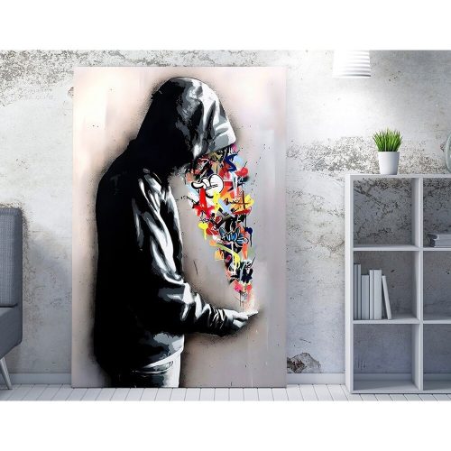 Stunning Decorative Canvas Painting, 50 x 70 cm, 50% Cotton/50% Polyester, Digital Print, Wooden Frame 2 x 3 cm | Perfect for Home Decor & Art Lovers
