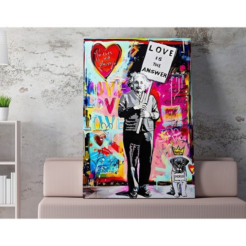 Stunning Decorative Canvas Painting, 50 x 70 cm, 50% Cotton/50% Polyester, Digital Print, Wooden Frame 2 x 3 cm | Perfect for Home Decor & Art Lovers