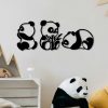 Stylish Black Decorative Metal Wall Accessory Set (3 Pieces) | 100% Metal, 1 mm Thickness | Perfect for Home Decor, Modern & Chic Design