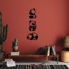 Stylish Black Decorative Metal Wall Accessory Set (3 Pieces) | 100% Metal, 1 mm Thickness | Perfect for Home Decor, Modern & Chic Design