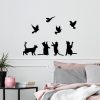 Stylish Black Decorative Metal Wall Accessory, 79 x 110 cm | 100% Metal, 1.5 mm Thick | Lightweight & Easy to Hang | Perfect for Modern Decor
